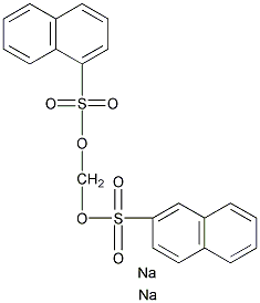 亚甲基二萘磺酸二钠结构式