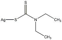 二乙基二硫代氨基甲酸银结构式
