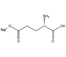 L-谷氨酸钠结构式