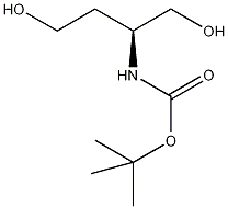 (S)-(-)-2-(叔丁氧羰基-氨基)-1,4-丁二醇结构式