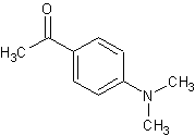 4'-(二甲氨基)苯乙酮结构式