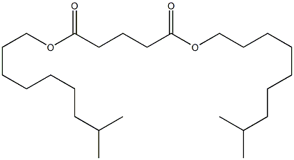 戊二酸二异癸酯结构式