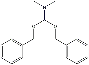 N,N-二甲基甲酰胺二苄基缩醛结构式