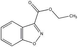 1,2-苯并异恶唑-3-羧酸乙酯结构式
