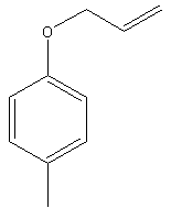 烯丙基对甲苯醚结构式