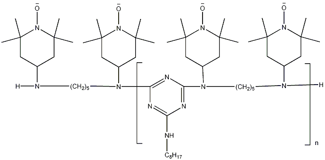 Oxynitrox S100, 游离基结构式