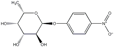 4-硝基苯-α-L-吡喃海藻糖苷结构式