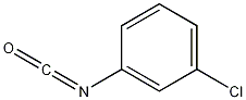 间氯苯异氰酸酯结构式