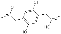 2,5-二羟基-1,4-苯二乙酸结构式