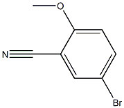 5-溴-2-甲氧基苯甲腈结构式