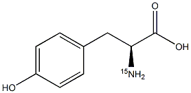 L-酪氨酸-15N结构式