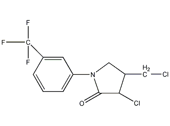 氟咯草酮结构式