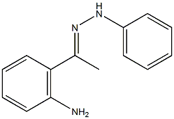 2'-氨基苯乙酮苯腙结构式