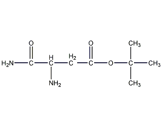 H-Asp(Ot Bu)-NH2.HCl结构式