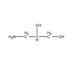 3-氨基-1,2-丙二醇结构式