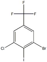 3-溴-5-氯-4-三氟碘苯结构式