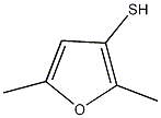2,5-二甲基呋喃-3-硫醇结构式