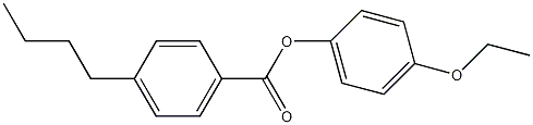 正丁基苯甲酸对乙氧基苯酯结构式