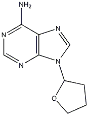 9-(四氢-2-呋喃)腺膘呤结构式