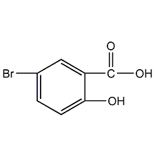 5-溴水杨酸结构式