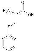 S-苯基-半胱氨酸结构式