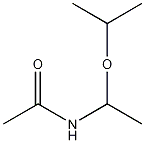 N-(1-异丙氧乙基)乙酰胺结构式