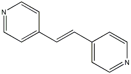 1,2-二(4-吡啶基)乙烯结构式