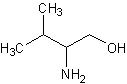 2-氨基-3-甲基-1-丁醇结构式