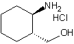 反式-2-羟甲基-1-环己胺盐酸盐结构式