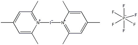 双(2,4,6-三甲基吡啶)六氟磷酸碘结构式