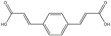 1,4-亚苯基二丙烯酸结构式
