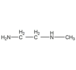 N-甲基乙二胺结构式