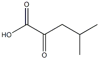 4-甲基-2-氧基戊酸结构式