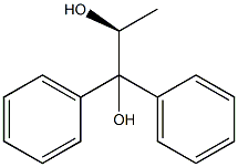 (S)-(−)-1,1-二苯基-1,2-丙二醇结构式