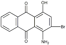 1-氨基-2-溴-4-羟基蒽醌结构式