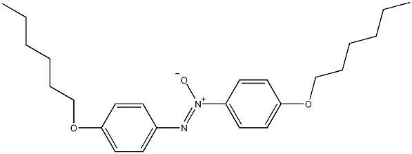4,4'-双(己氧基)氧化偶氮苯结构式