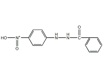 苯甲酸-2-(4 -硝基苯基)肼结构式