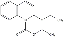 N-乙氧基-1-乙氧碳酰基-1,2-二氢喹啉结构式