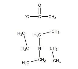 四乙基醋酸铵结构式