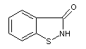 1,2-苯并异噻唑-3-酮结构式