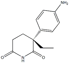 (R)-(+)-氨基格鲁米特结构式