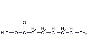 庚酸甲酯结构式