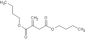 衣康酸二丁酯结构式