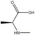 N-甲基-L-丙氨酸结构式