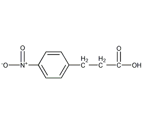 3-(4-硝基苯基)丙酸结构式