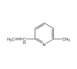 2-甲基-6-乙烯基吡啶结构式