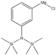 3-[双(三甲基硅烷基)氨基]苯基氯化镁结构式