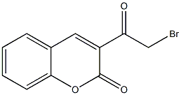 3-(溴乙酰基)香豆素结构式