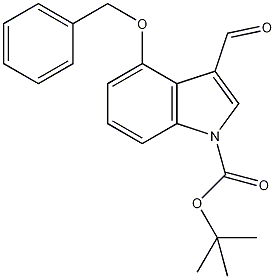 4-Benzyloxy-3-formylindole-1-carboxylic Acid t-Butyl Ester