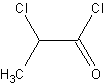2-氯丙酰氯结构式
